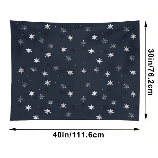 Stamped Star Tapestry