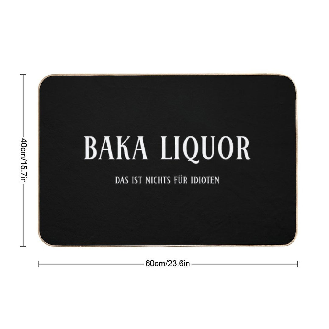 BAKA LIQUOR ~Das Ist Nichts Für Idioten~  Repositionable Bath Mat