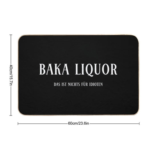 BAKA LIQUOR ~Das Ist Nichts Für Idioten~  Repositionable Bath Mat