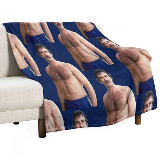 Tom Selleck Versatility Throw Blanket
