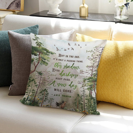 But in The End Soft Hidden Zipper Throw Pillow