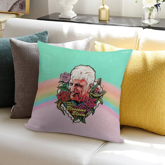Let There Be A Thousand Blossoms Bloom Soft Fade-Resistant Throw Pillow