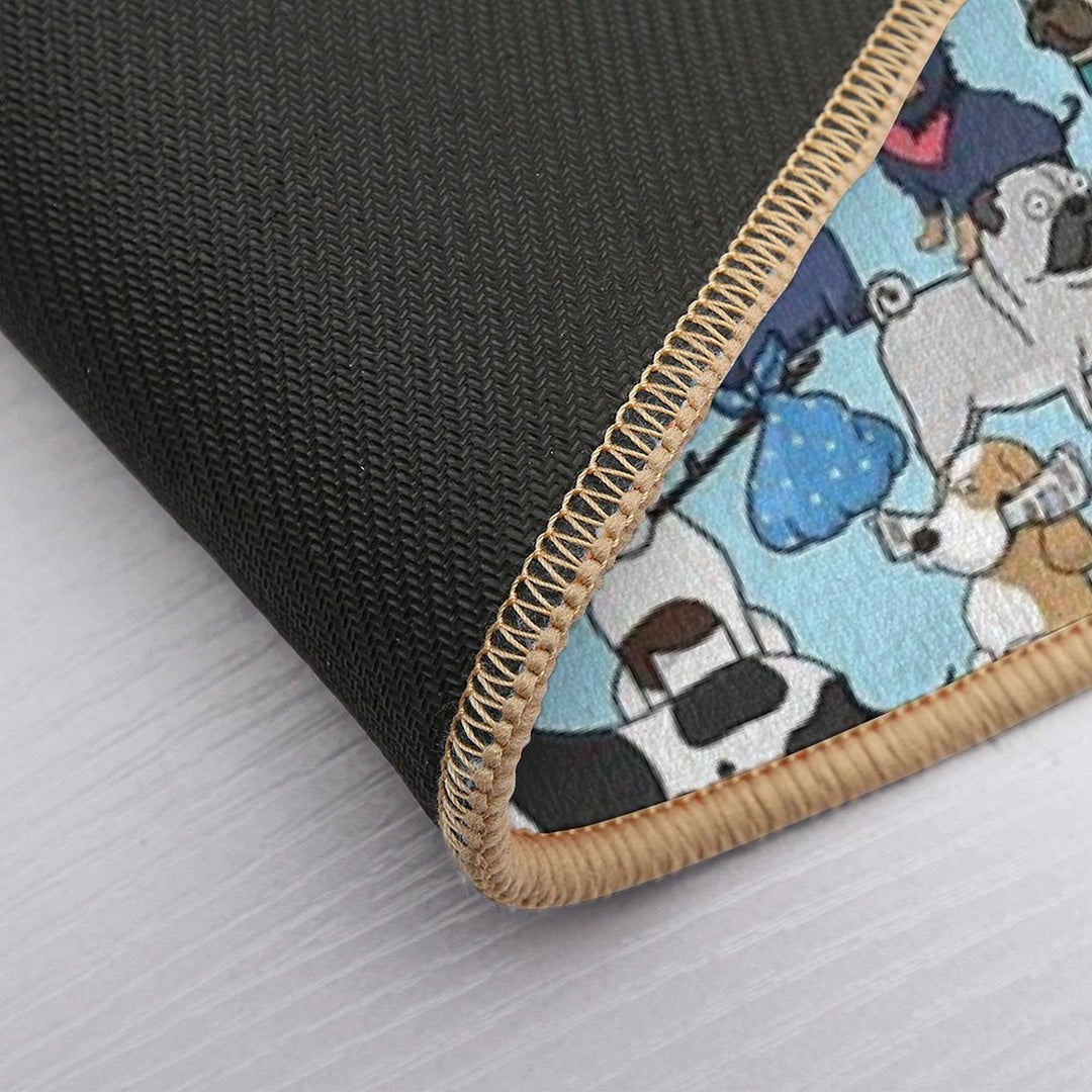 Dogs of The World  Easy Maintenance Bath Mat