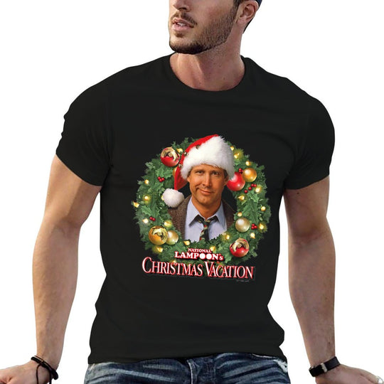 National Lampoons Christmas Vacation - Wreath  High-quality Stitching T-Shirt