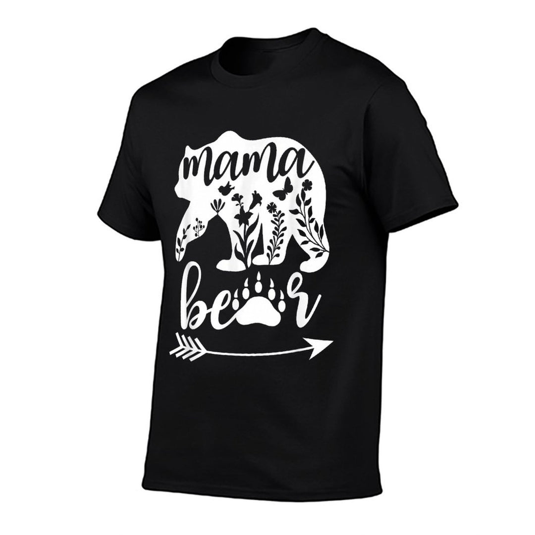 Floral Mama Bear Mom Mama Bear Mommy Bear Floral Mama Bear  Quick-drying T-Shirt