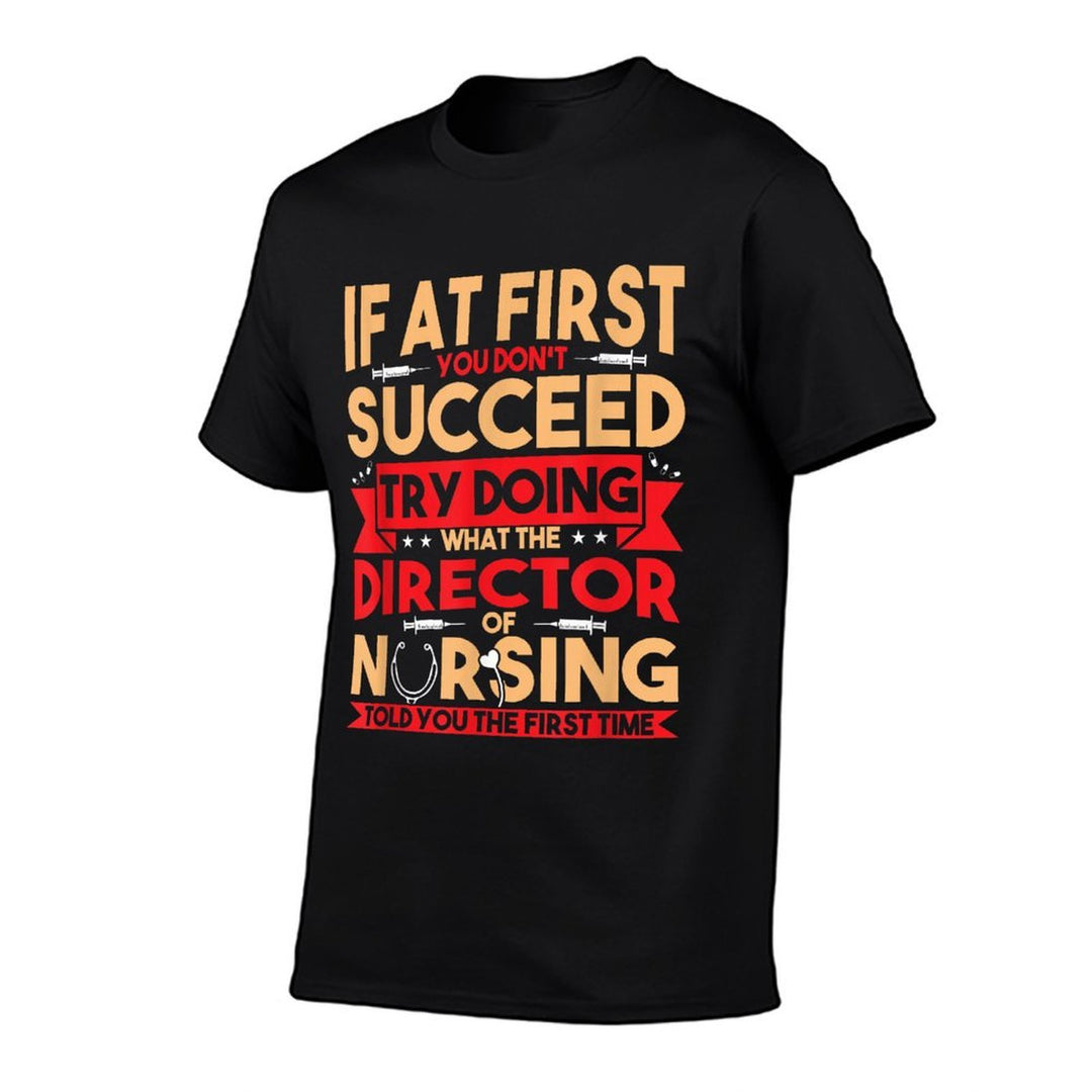 Best Director Of Nursing Nurse Appreciation Gifts Womens Black Nursing Director  Trendy Pattern T-Shirt