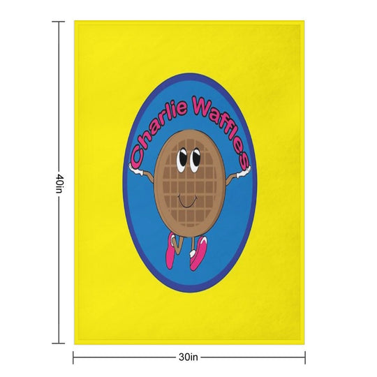 Charlie Waffles! Compact Throw Blanket