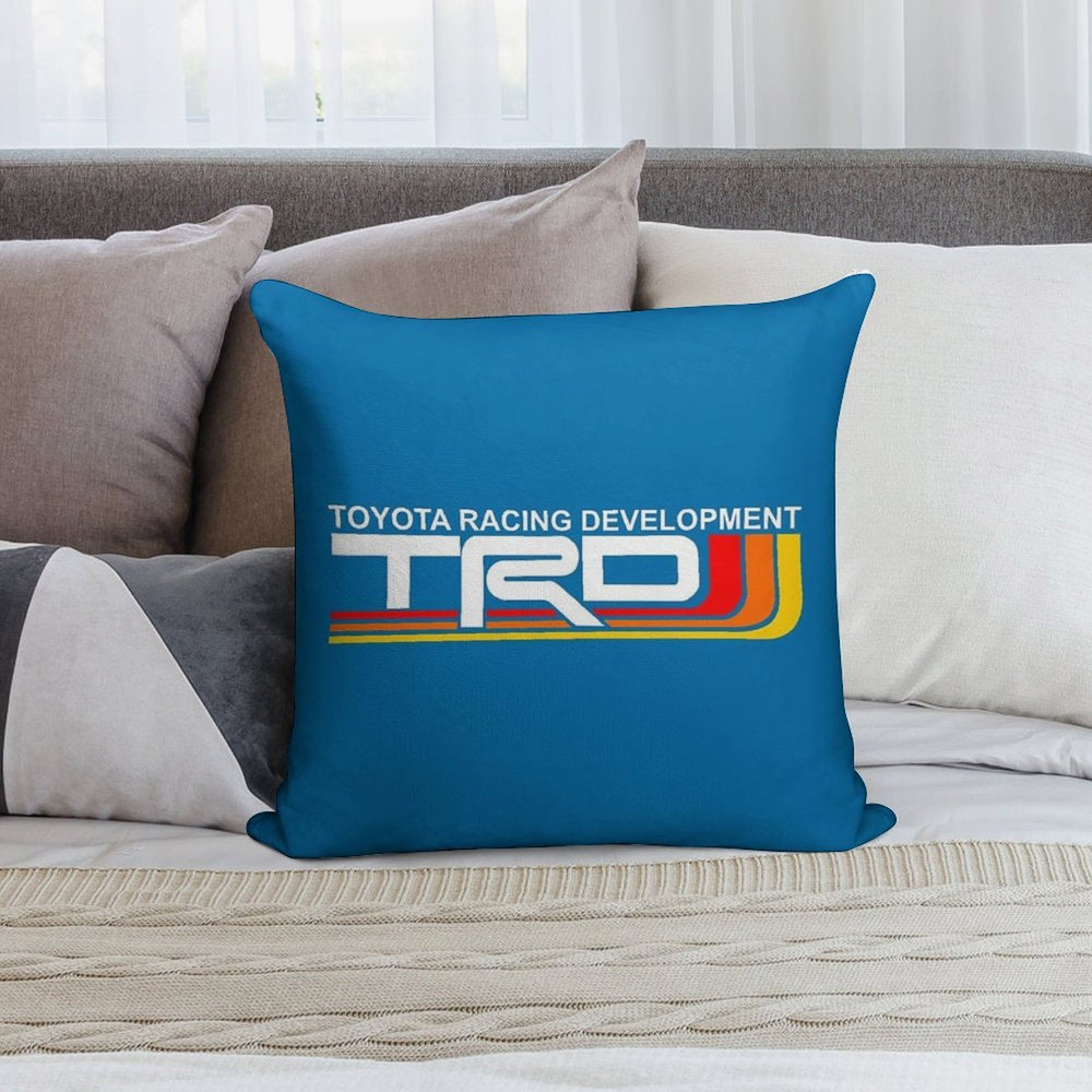 TOYOTA TRD Retro Heritage Style Soft Durable Construction Throw Pillow