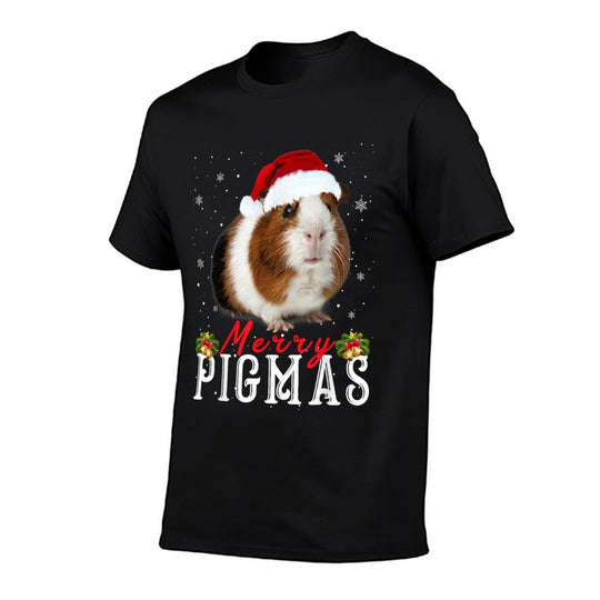 Merry Pigmas Face Mask Funny Guinea Pig Christmas Santa Xmas  Quick-drying T-Shirt