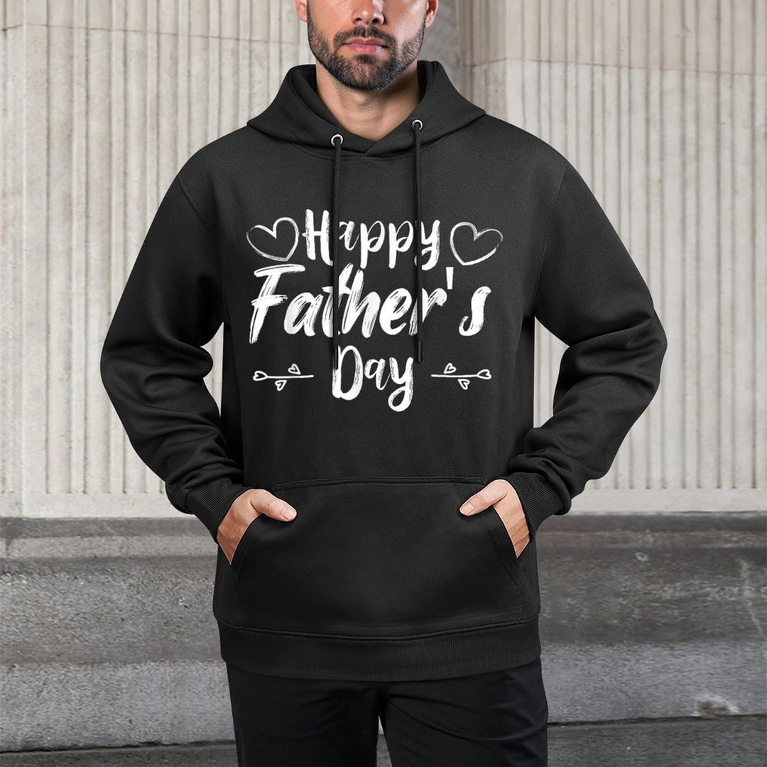 Happy Fathers Day Daddy for Dad Son Daughter Toddler Kids Casual Wear Hoodie