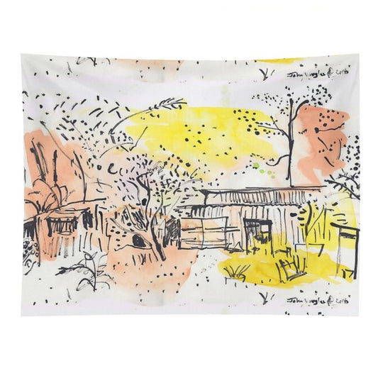 The Old Shed Out The Back Tapestry