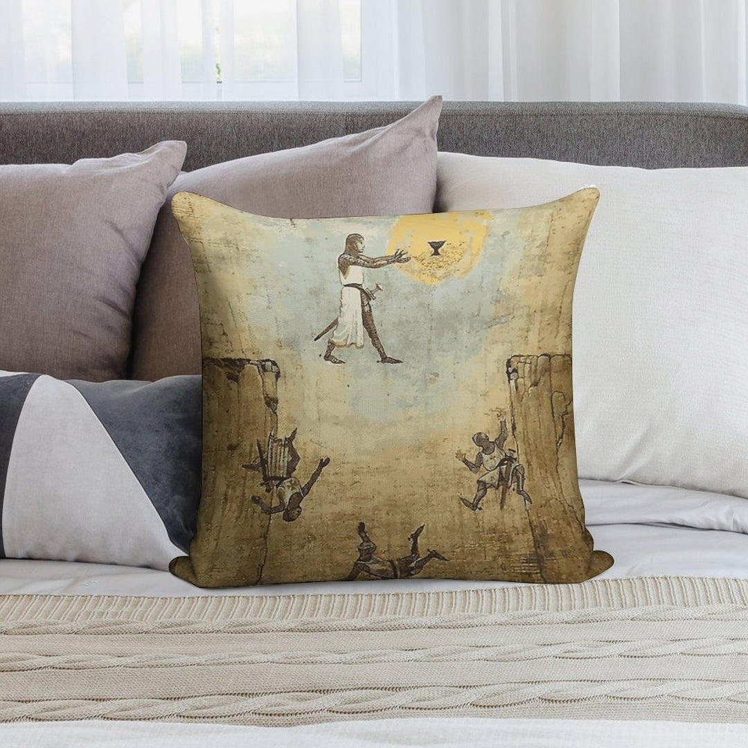 Jump of Faith Soft Anti-Pilling Throw Pillow