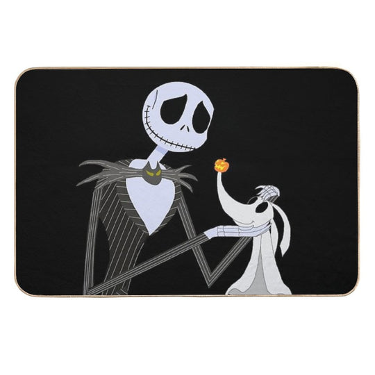 The Nightmare before Christmas Jack Petting And Bonding with Zero  High-Traffic Bath Mat