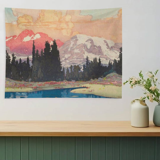 Storms over Keiisino - Nature Landscape Tapestry