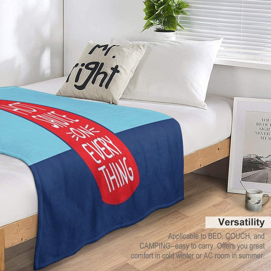 Hot Sauce on Everything Anti-pilling Throw Blanket