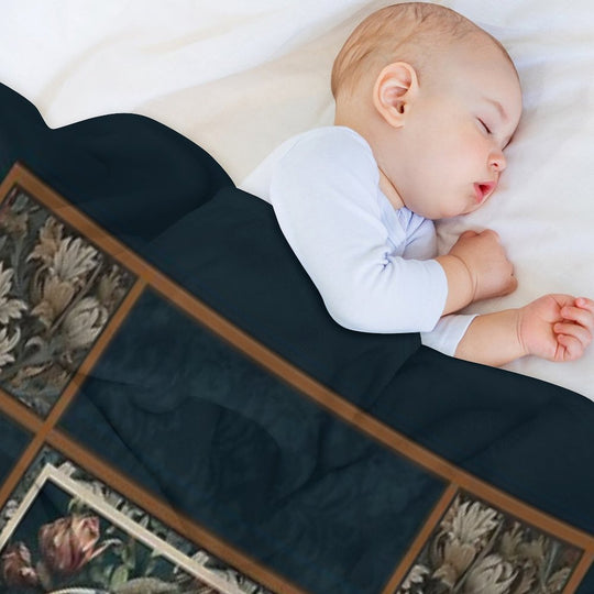 Maxamalist Painting of A Tropical Bird Machine-washable Throw Blanket