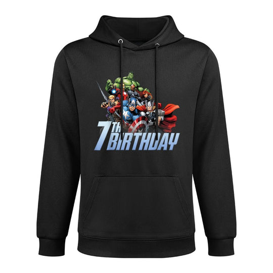 Marvel Avengers Action Shot 7th Birthday Relaxed Fit Hoodie