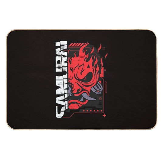 Samurai Rock Band  Pet-Safe Bath Mat
