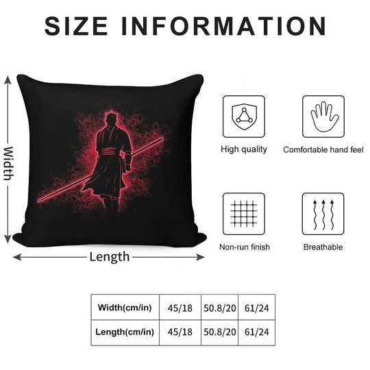 Ninja Mauler Soft Skin-Friendly Throw Pillow