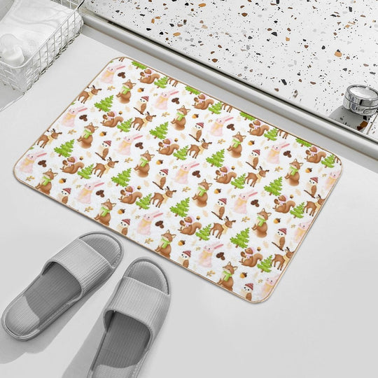 Winter  Fade-Resistant Bath Mat