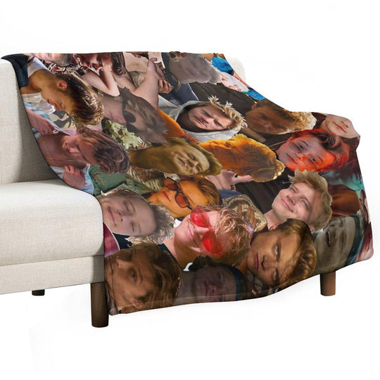 Rudy Pankow Photo Collage Premium Throw Blanket