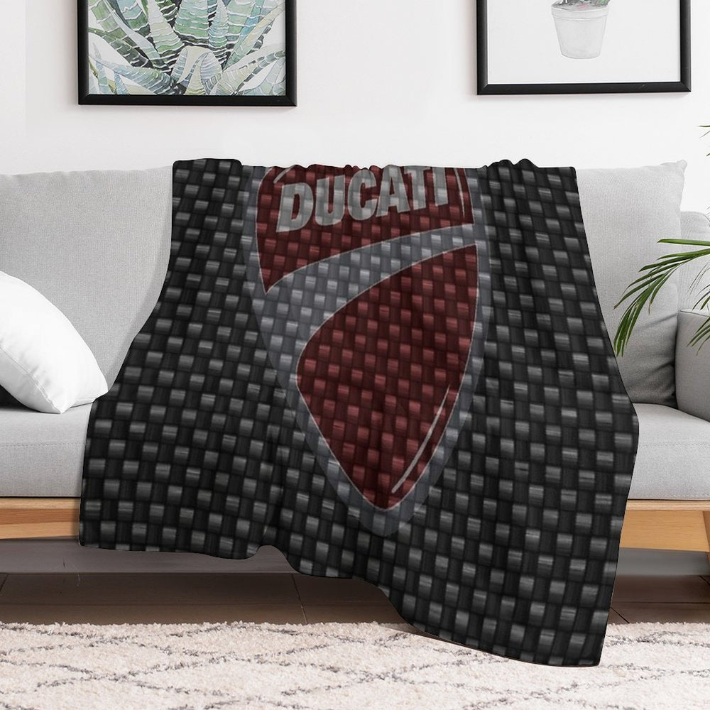 Ducati Corse Motorcycle Comfort Throw Blanket