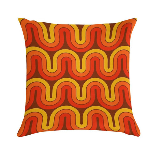Retro Geometric Gradient Design 839 Soft Gift Ready Throw Pillow