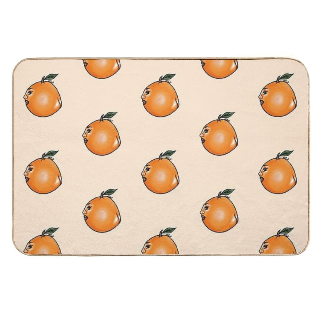 Lil Orange Booty  Absorbent Bath Mat