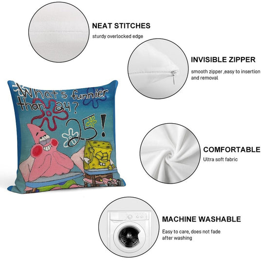 What’s Funnier Than 24 Soft Skin-Friendly Throw Pillow