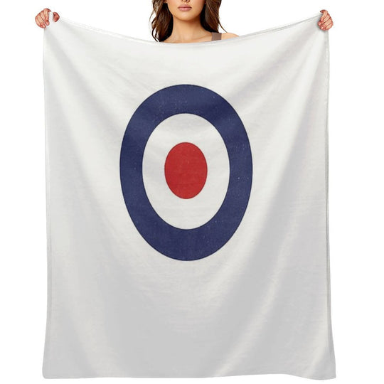 Mod 60s Pop Art Target Lightweight Throw Blanket