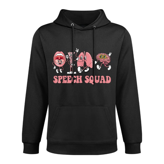 Speech Language Pathologist SLP Speech Squad Therapy Relaxed Fit Hoodie