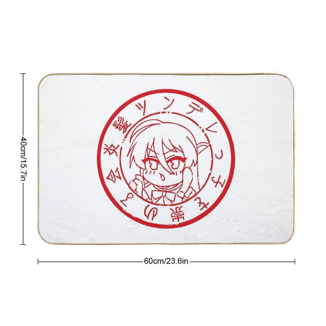 Shana Stamp  Stain-Proof Bath Mat