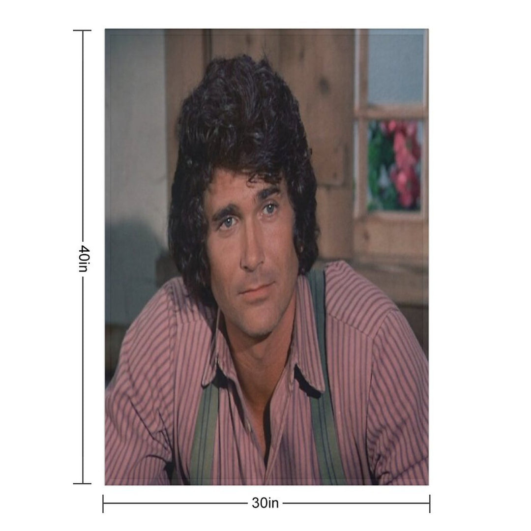 Charles Ingalls Shrink-resistant Throw Blanket