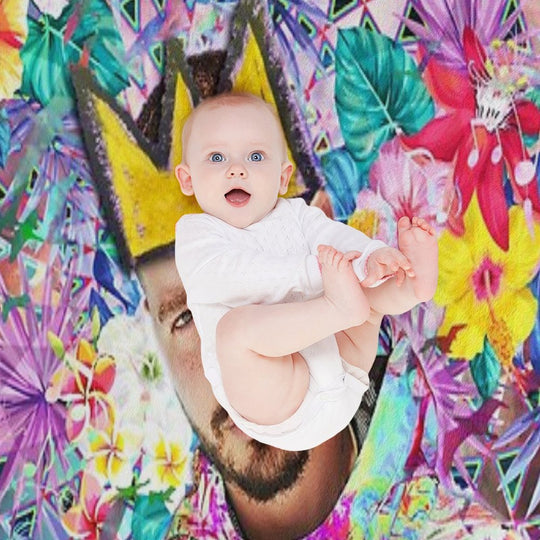 J Balvin Portrait Artwork Travel-friendly Throw Blanket