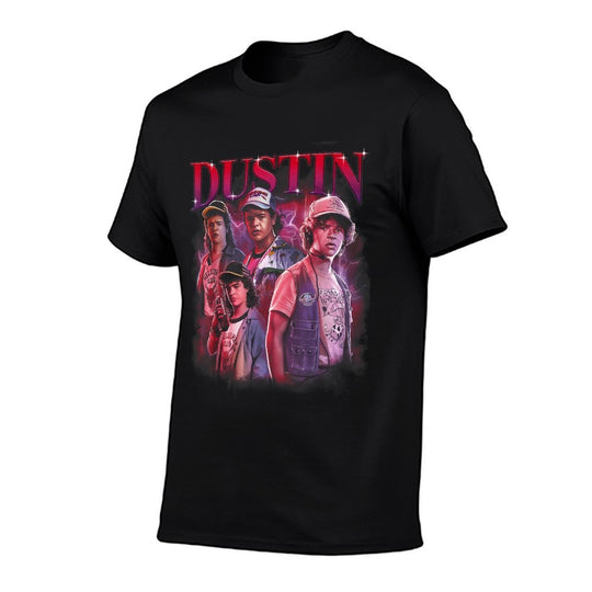 Stranger Things Dustin Heartthrob Officially Licensed  Cotton T-Shirt