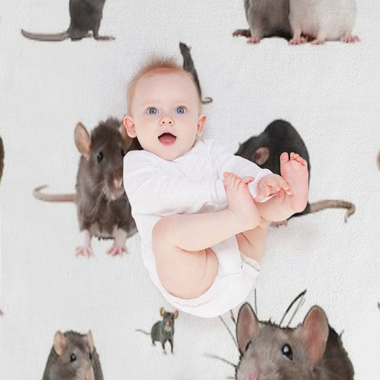 The Rat Set Anti-pilling Throw Blanket