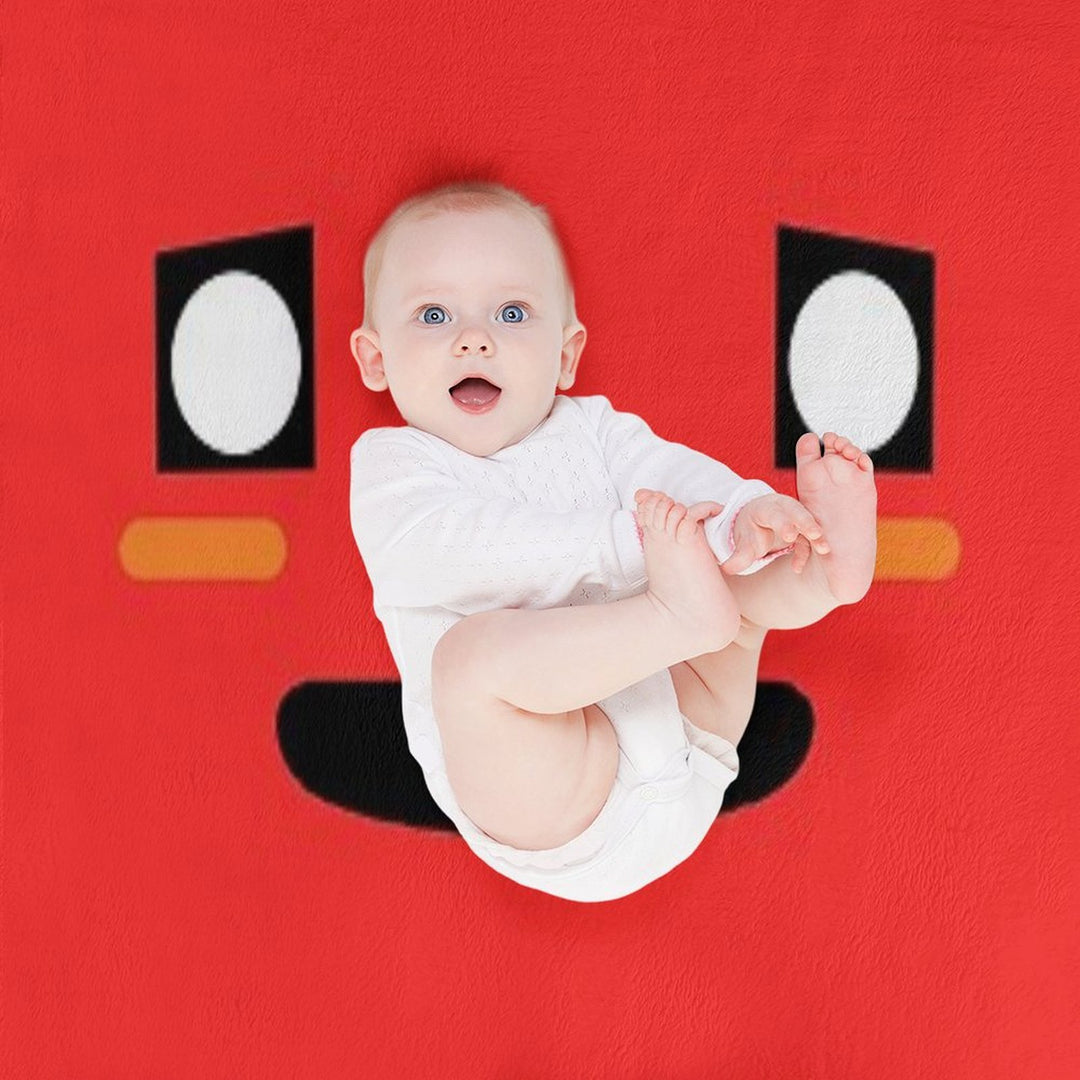 Cute Miata Face Compact Throw Blanket