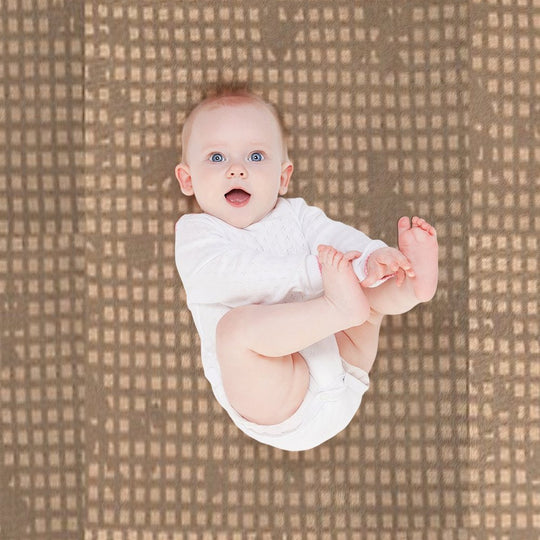 Desert Night Camo Pattern (sand Color Mod) Wrinkle-free Throw Blanket