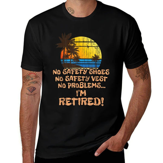 Retired for The Construction Worker!  Quick-drying T-Shirt