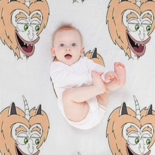 Maurice Hormone Monster - Big Mouth Sustainable Throw Blanket