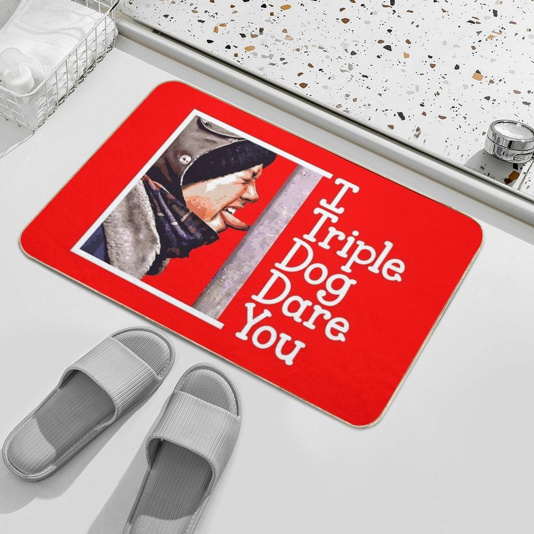 I Triple Dog Dare You Christmas Story  Slip-Resistant Bath Mat