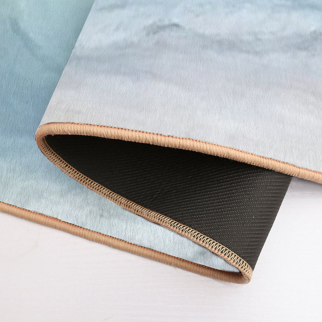 Sea Waves  Beach Decor  Slip-Resistant Bath Mat