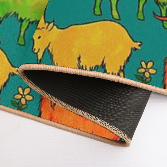 Cyfri'r Geifr  Fade-Resistant Bath Mat