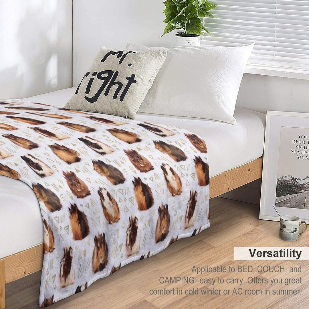The Essential Guinea Pig Plush Throw Blanket