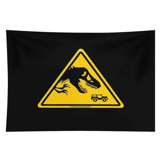 Jurassic Park Sign Tapestry
