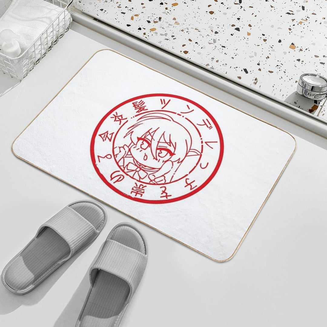 Shana Stamp  Stain-Proof Bath Mat