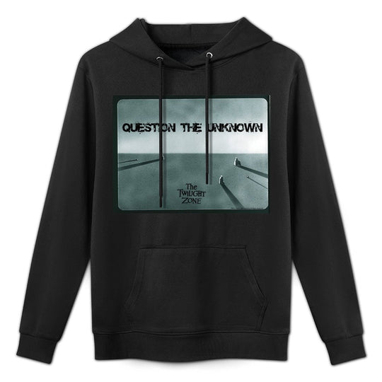 The Twilight Zone Question The Unknown Epic Poster Pilling-Resistant Hoodie
