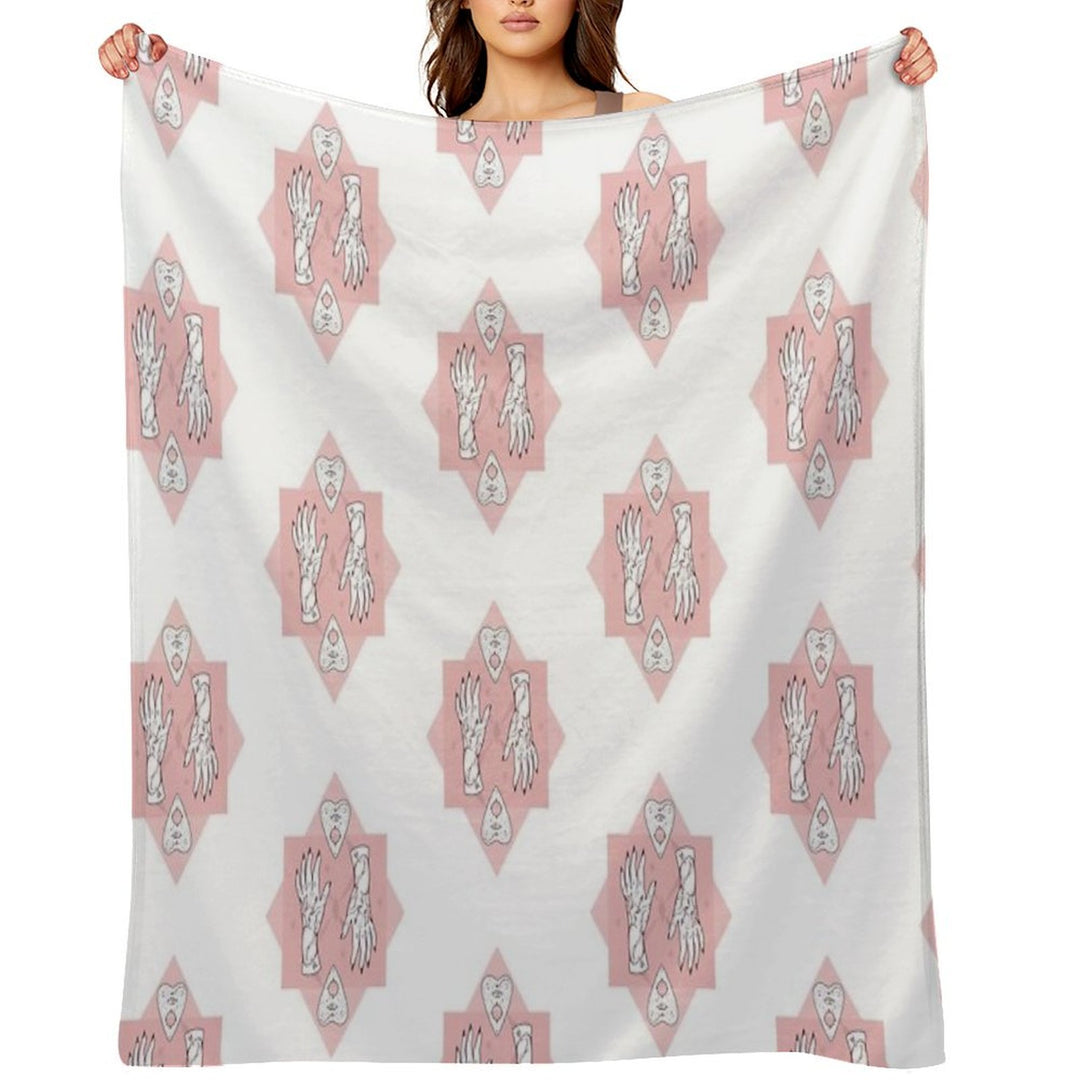 Ouija Hands Plush Throw Blanket