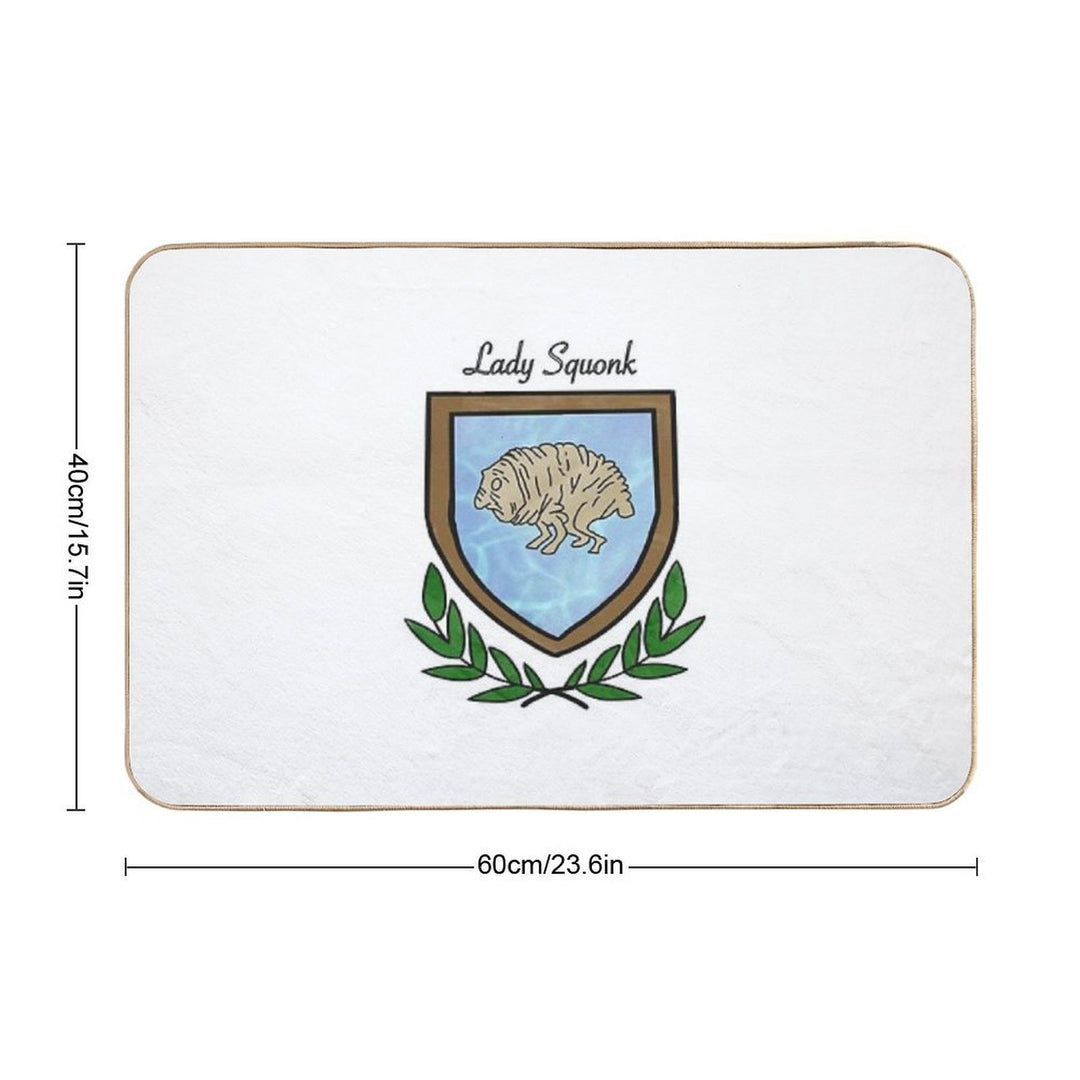 Lady Squonk Coat of Arms  Versatile Bath Mat