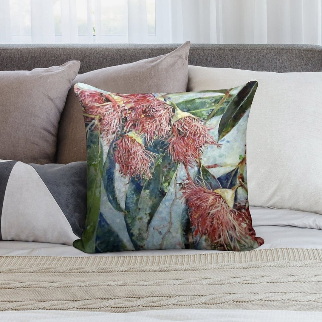 Eucalyptus Gum Blossoms Soft Decorative Cover Throw Pillow